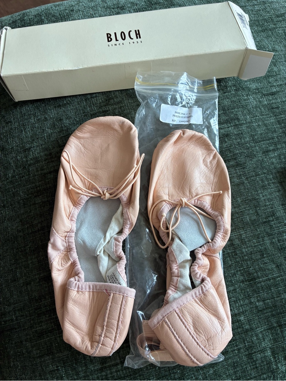 Bloch Prolite II Ladies Split Sole Ballet Shoe S0203L PINK Sz 7.5 Women C